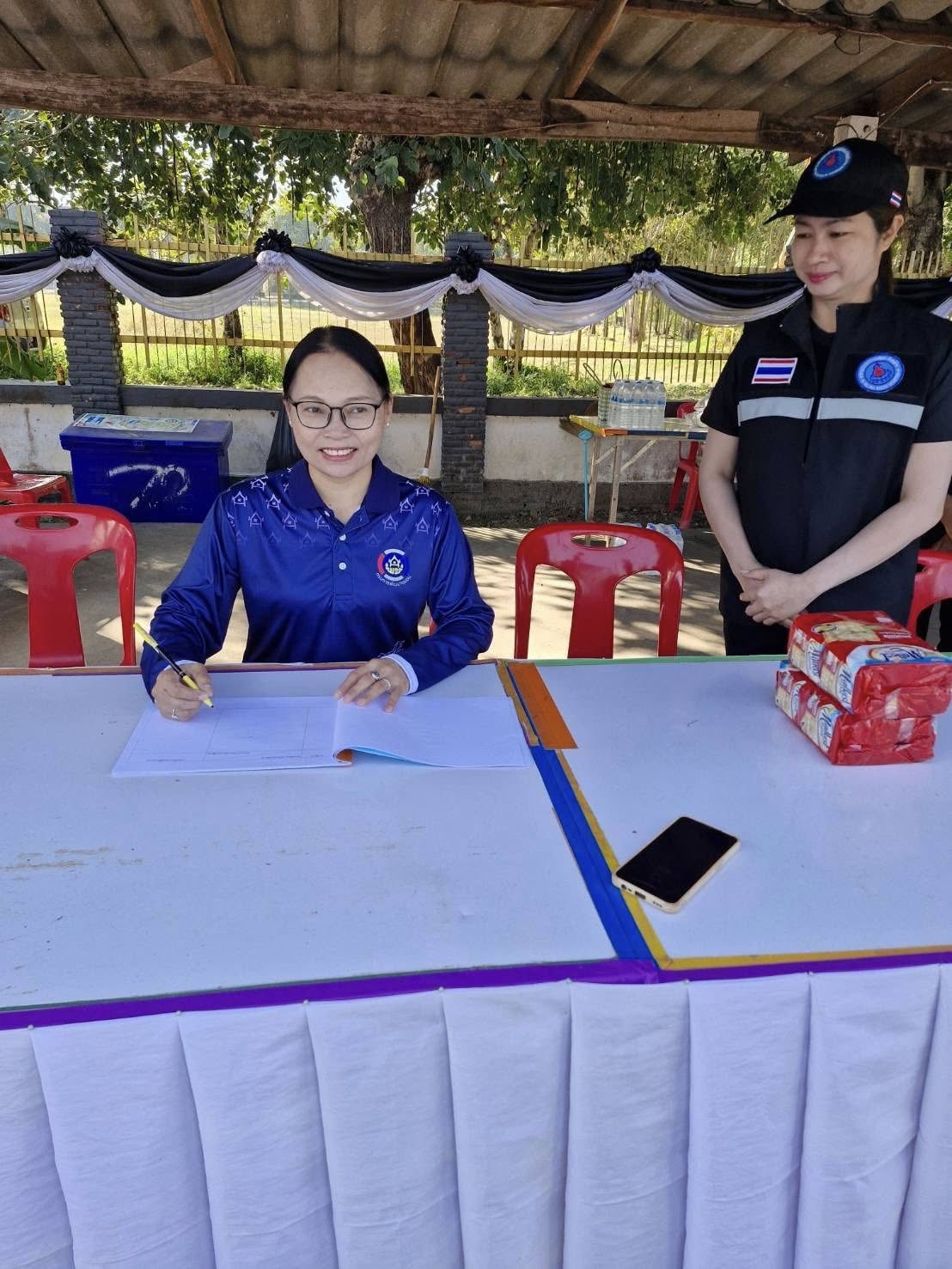 🎯🎯พช.เชียงยืน จังหวัดมหาสารคาม🚔🚔ร่วมตรวจเยี่ยมจุดตรวจบูรณาการและจุดบริการประชาชน ช่วงเทศกาลปีใหม่ 2569